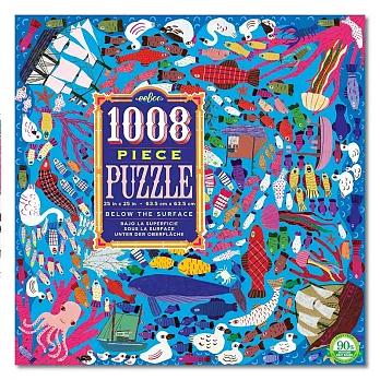 eeBoo 1008片拼圖 – 海底世界 (Below the surface -1008 piece puzzle)