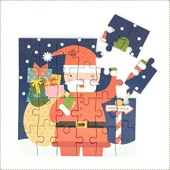 美國Petit Collage - 小拼圖 - 聖誕老公公