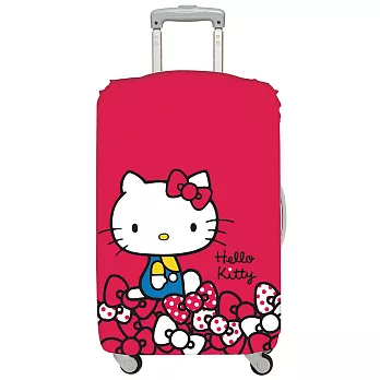 LOQI 行李箱外套│Hello Kitty 紅M號