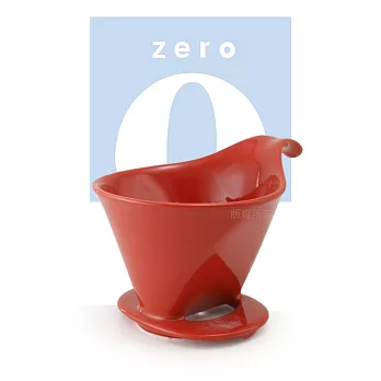 【日本】ZERO JAPAN 素雅陶製雙孔102濾杯 番茄紅