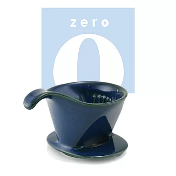 【日本】ZERO JAPAN 素雅陶製雙孔101濾杯 牛仔藍