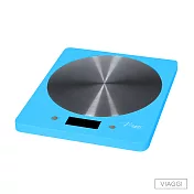 VIAGGI可掛式不鏽鋼電子料理秤(藍色)