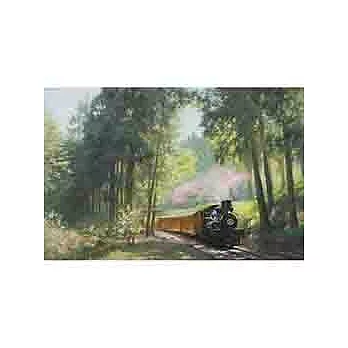 賴英澤 繪: 春遊阿里山森林鐵道拼圖1000片