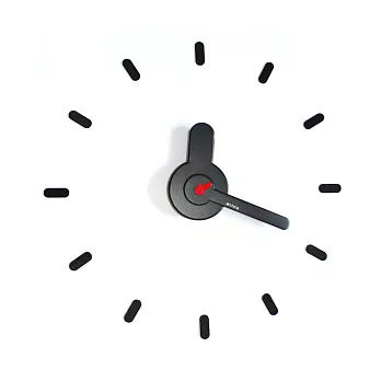 【On-Time Wall Clock】牆上貼・時鐘-Red i