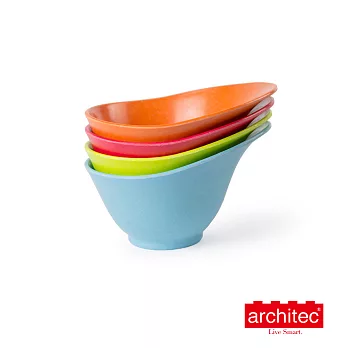 【Architec】Ecosmart 料理小食皿(四件組)-橘/紅/綠/藍