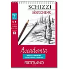 【Fabriano】Accademia素描本Sketches ,120G,21X29.7,50張,線圈