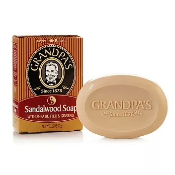 Grandpa’s Soap 神奇爺爺 太極檀香專業潤澤皂3.25oz(效期至2019.08)