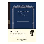 【APICA】Premium C.D Notebook 紳士筆記本A4 · 橫線/藍