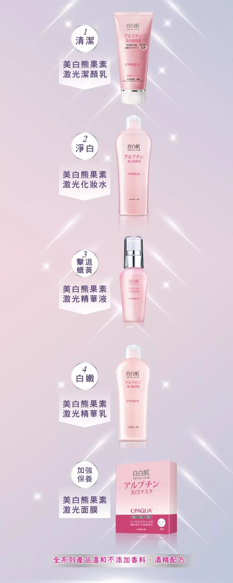 博客來 自白肌美白熊果素激光化妝水250ml