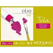 【Fabriano】Tela油畫本,畫布紋,300G,24X32,10張