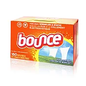 【美國進口 Bounce】烘衣柔軟片(160片)