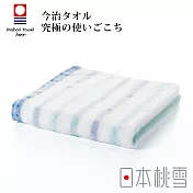 日本桃雪【今治小花毛巾】共2色-蝴蝶藍 | 鈴木太太公司貨