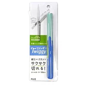 PLUS攜帶式筆型剪刀藍色