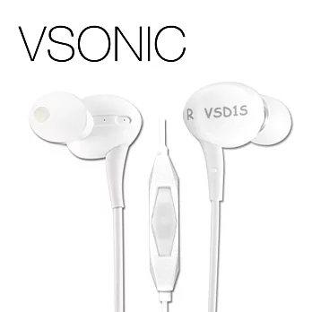 VSONIC VSD1Si 線控耳道式耳機-白