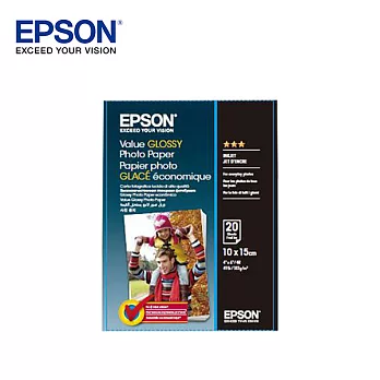 EPSON C13S400037 4x6 經濟亮面相紙