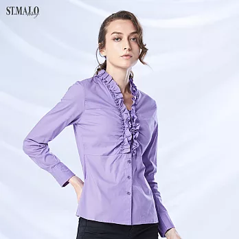 【ST.MALO】美國Supima棉禾穗襯衫-1338WS-S羅蘭紫