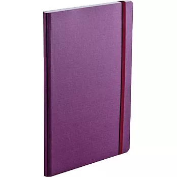 【Fabriano】EcoQua taccuino空白筆記本,14.8x21,A5紫色