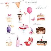 日本Pikka Pikka世界最細纖維毛孔潔淨布/女孩系列_法式甜點 For a Wonderful Girl.