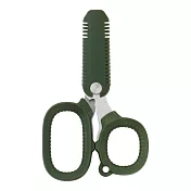 MIDORI 攜帶式多用途小剪刀- 橄欖綠