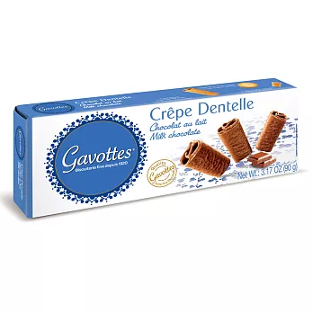 法國【Gavottes】歌法蒂牛奶巧克力薄餅-90g
