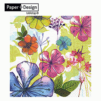 德國原裝進口【Paper+Design】Flower Collage-花拼貼畫