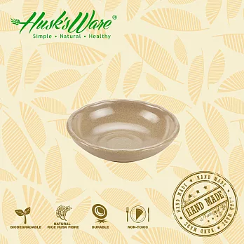美國Husk’sWare稻殼 質樸手拉坏造型盤（小）