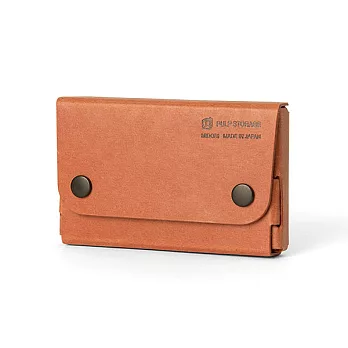 MIDORI Pasco木漿製名片盒II-紅褐