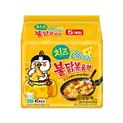 【韓國火辣雞】火辣雞肉起司風味鐵板炒麵700g(1袋*5包)
