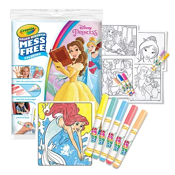 美國crayola 繪兒樂 神奇顯色系列著色套裝-迪士尼公主