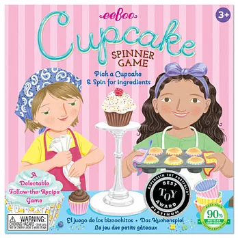 eeBoo 桌遊 — Cupcake Spinner Game (杯子蛋糕)