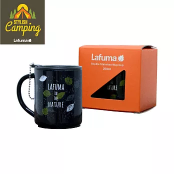 【LAFUMA EQUIP】304不鏽鋼雙層杯/露營/野餐/登山黑色