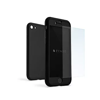 ZENDO iPhone 7專用 NanoSkin FreeFall 全機包覆保護殼 - 黑