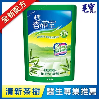 香滿室地板清潔劑補充包 (清新茶樹)-1800g
