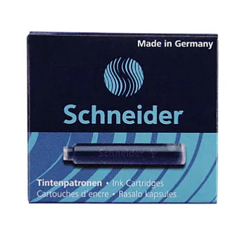 (2盒1包)Schneider 6605卡式墨水管 黑藍色