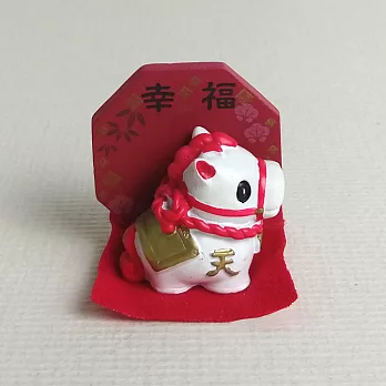 日本發掘名人 開運鏡-祈願天馬開運擺飾(共4款)幸福 -紅色