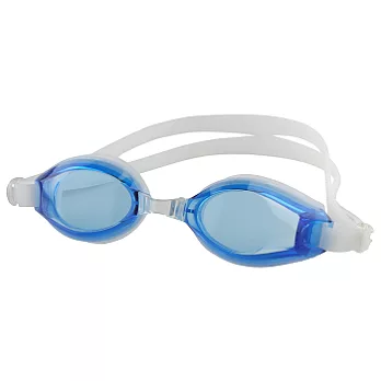成功605塑鋼平面光學泳鏡 藍色