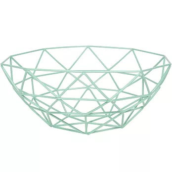 《DANICA》角格紋水果籃(薄荷綠)