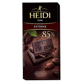 《赫蒂Heidi》85%黑巧克力 80g