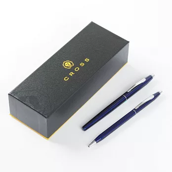 CROSS 經典世紀系列-藍亮漆原子筆/鋼珠