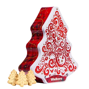《Walkers》蘇格蘭皇家聖誕樹造型奶油餅乾禮盒