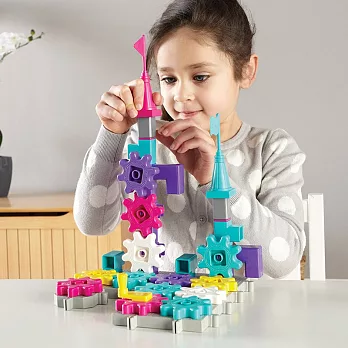美國Learning Resources 轉轉齒輪建構系列-童話城堡