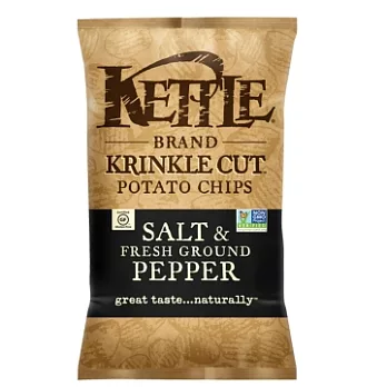 美國【Kettle®】 K董-薄切洋芋片-胡椒鹽味口味(142g)