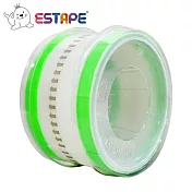 【ESTAPE】抽取式寬版Memo貼-色頭螢光綠(33mm/重複貼黏/可書寫/便利貼/手帳/標籤/註記)