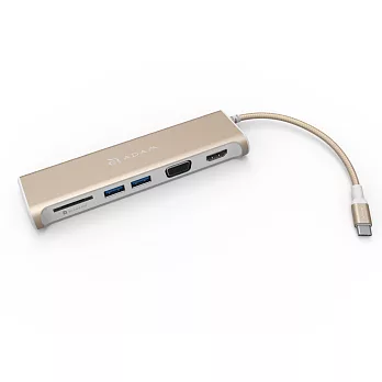ADAM Hub A03 USB 3.1 USB-C 5 port 多功能4K顯示轉接器金