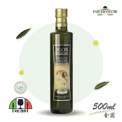 義大利【法奇歐尼FARCHIONI】 100%莊園特級冷壓初榨橄欖油500ml金圓瓶