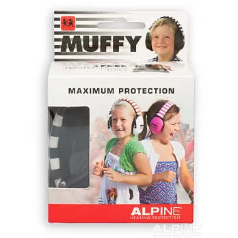 荷蘭製！【附Alpine 官方授權證書】Alpine Muffy 兒童專用 ~ 耳罩試聽覺保護器【2歲~13歲適用】黑