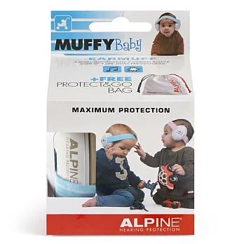 【附Alpine 官方授權證書！】Alpine Muffy Baby 嬰幼兒專用耳 ~ 耳罩試聽覺保護器【3個月~36個月適用】嬰兒耳塞藍