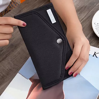 旅行防盜刷時尚卡包子夜黑