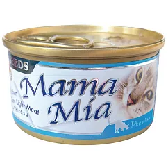 MamaMia貓餐罐系列─ 雞肉+白身鮪魚+吻仔魚85G*24入