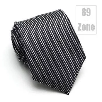 89zone 韓版潮男條紋商務領帶 211500003黑色